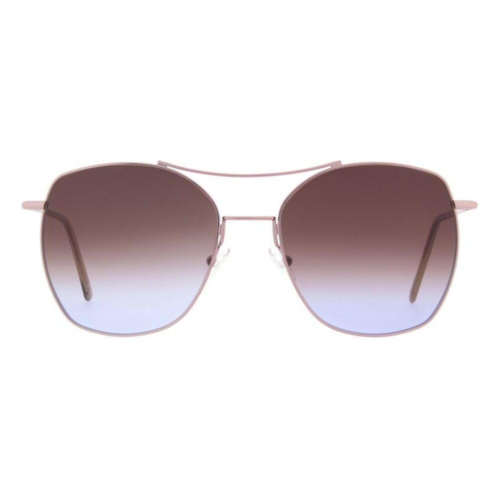 Andy Wolf Rose Gold Metal Women's Sunglasses